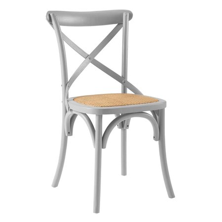 MODWAY FURNITURE Gear Dining Side Chair - Light Gray EEI-1541-LGR